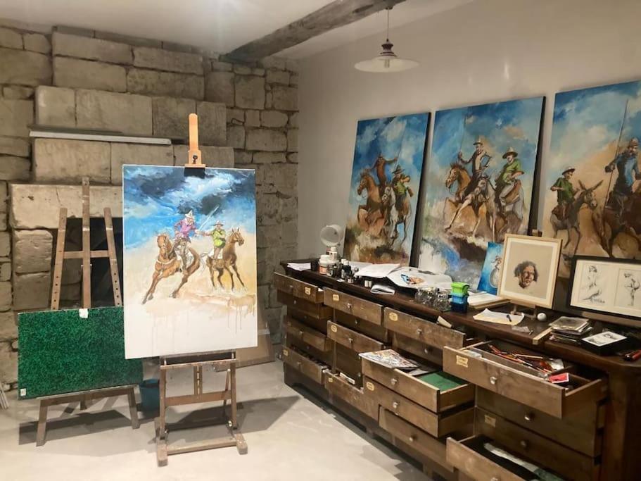 Вилла Le Relais De L'Artiste Turquant Экстерьер фото